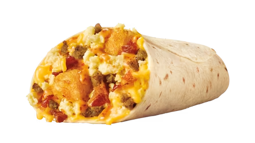 Sonic Ultimate Meat & Cheese Breakfast Burrito