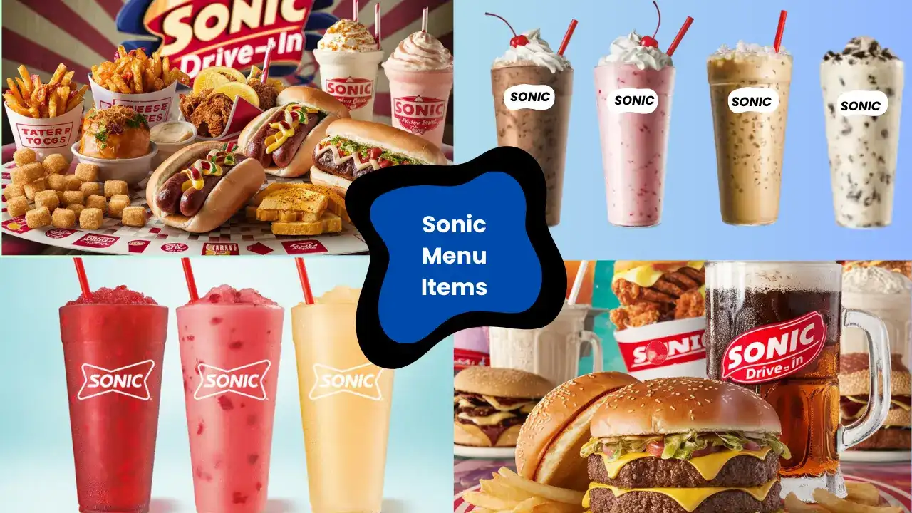 Sonic menu items prices