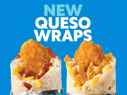 NEW 1.99 QUESO WRAPS