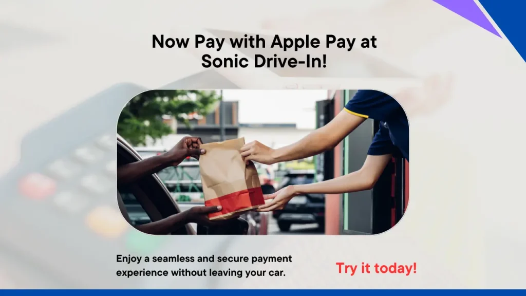 Apple Pay at Sonic
