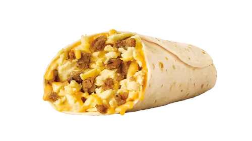 Jr. Sausage, Egg and Cheese Breakfast Burrito
