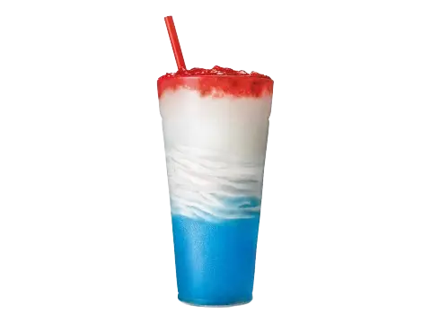 sonic Blue Raspberry Slush Float