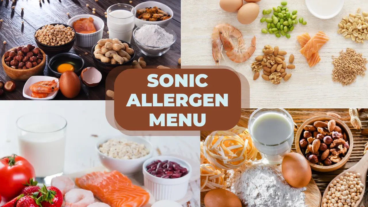 Sonic Allergen Menu